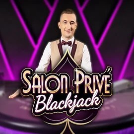 Blackjack Salon Privé logo by Ezugi at GramsBet Casino