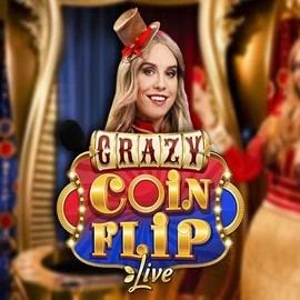 Official Live Casino logo: Crazy Coin Flip by Evolution at GramsBet Casino