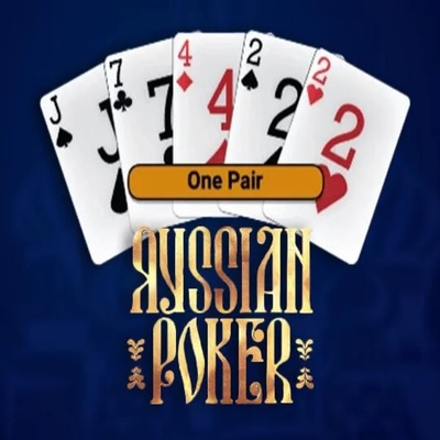 Russian Poker logo by OneTouch Games GramsBet Casino