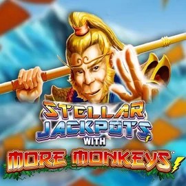 Play the Stellar Jackpots with More Monkeys slot by Lightning Box Game on GramsBet Casino